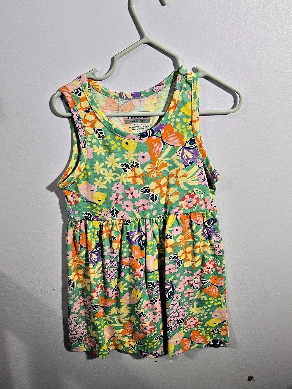 Kids Floral Sleeveless Dress